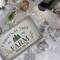 Tree on Wood Sled Christmas Ornament - 9" - White